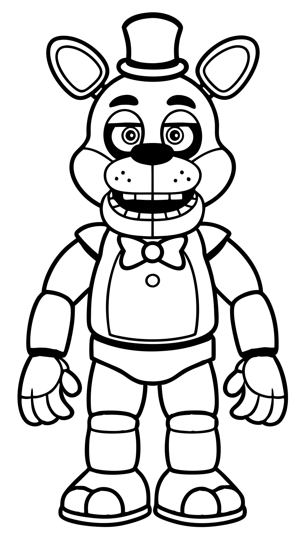 free coloring pages five nights at freddy’s